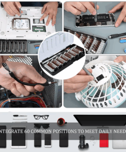 This small screwdriver set includes Torx, Pentalobe, Triwing, Flathead, Philips, Hexagon,Square, Triangle screwdriver sets, and Metric socket sets.