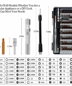 This small screwdriver set includes Torx, Pentalobe, Triwing, Flathead, Philips, Hexagon,Square, Triangle screwdriver sets, and Metric socket sets.