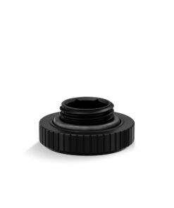 EK-Quantum Torque Plug w/Badge - Black is a premium Quantum G1/4" plug for closing the unused ports on your water cooling equipment.
