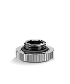 EK-Quantum Torque Plug w/Badge - Nickel is a premium Quantum G1/4" plug for closing the unused ports on your water cooling equipment.