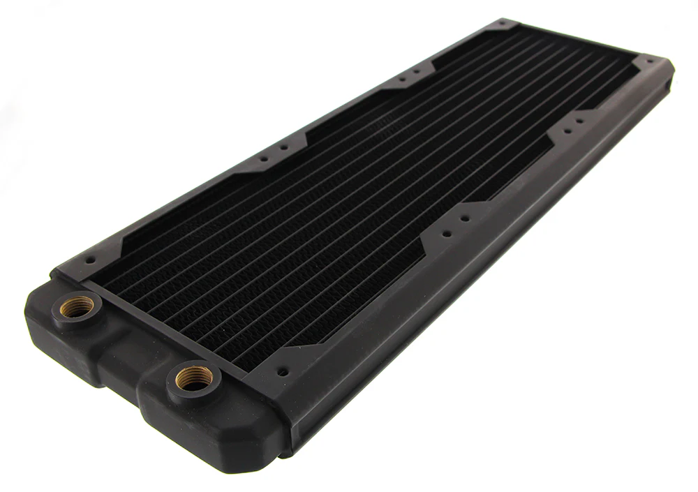 Black Ice Nemesis 360GTS® Ultra Stealth U-Flow Low Profile Radiator - Black Carbon