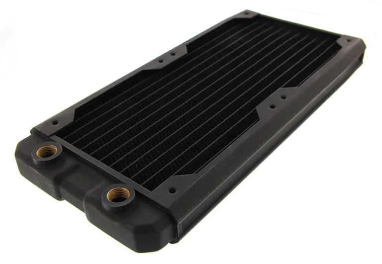Black Ice Nemesis 240GTS® Ultra Stealth U-Flow Low Profile Radiator - Black Carbon