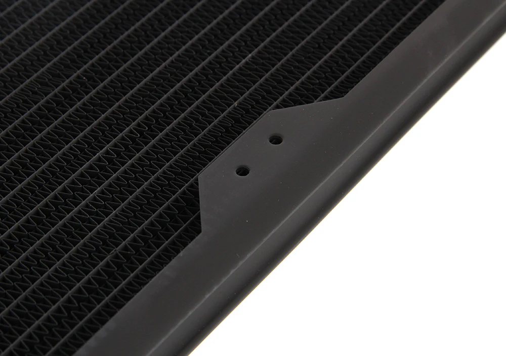 Black Ice Nemesis 360GTS® Ultra Stealth U-Flow Low Profile Radiator - Black Carbon - Image 4