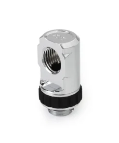 Alphacool Apex Grip Adapter 90° OT/IT G1/4 Rotatable Chrome (14888)