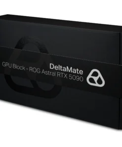 <span dir="auto">The </span><strong><span dir="auto">DeltaMate GPU Block - ROG Astral RTX 5090 GPU</span></strong><span dir="auto"> water block features a massive copper cooler consisting of two cold plates screwed together.  </span>