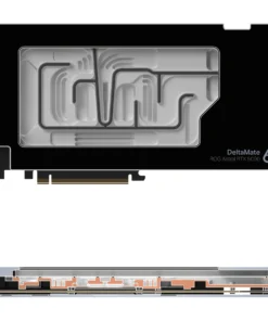 <span dir="auto">The </span><strong><span dir="auto">DeltaMate GPU Block - ROG Astral RTX 5090 GPU</span></strong><span dir="auto"> water block features a massive copper cooler consisting of two cold plates screwed together.  </span>